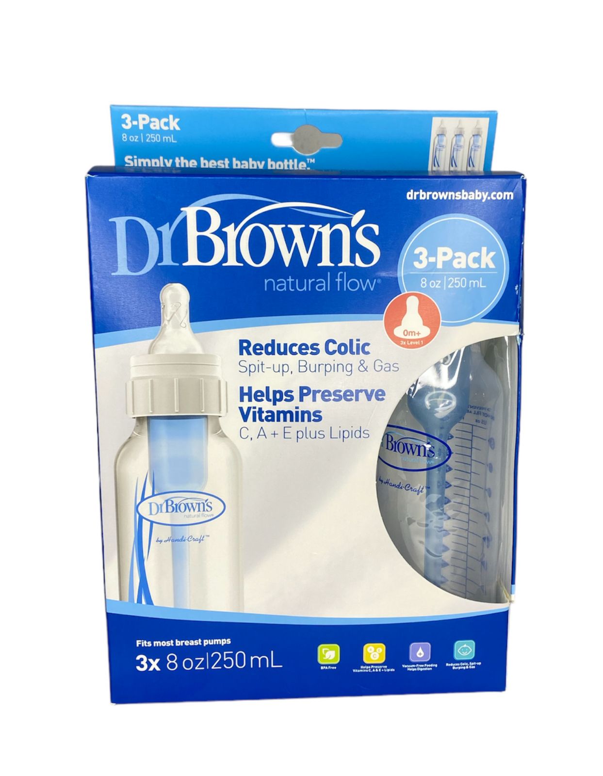 BIBERONES 3 PACK 250 ML DR BROWNS